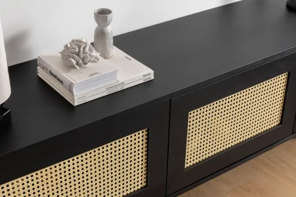 TV skrinka / Obývacia stena Nala 180 - Black
