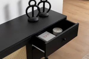 TV skrinka / Obývacia stena Nala 180 - Black