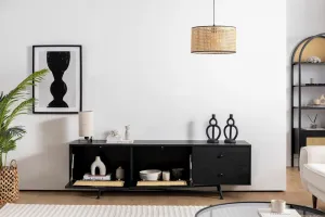 TV skrinka / Obývacia stena Nala 180 - Black
