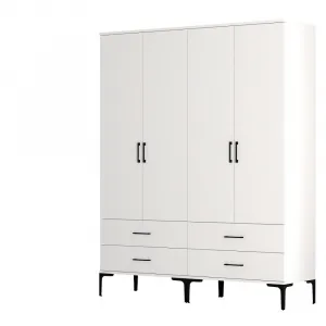 Šatníková skriňa Kumsal TT - White