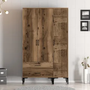 Šatníková skriňa Kumsal PT - Walnut