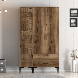 Šatníková skriňa Kumsal PT - Walnut