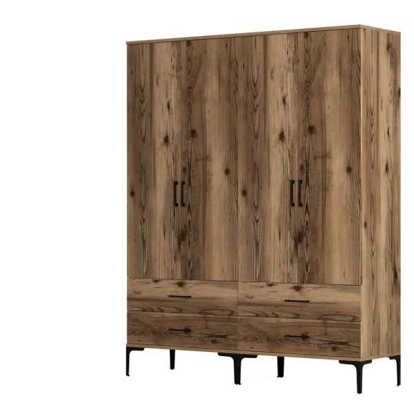 Šatníková skriňa Kumsal TT - Walnut