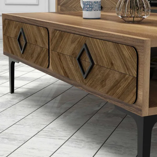 Konferenčný stolík Samba - Walnut