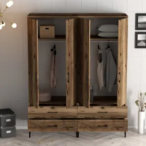 Šatníková skriňa Kumsal TT - Walnut