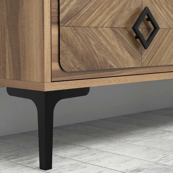 TV skrinka / Obývacia stena Samba - Walnut
