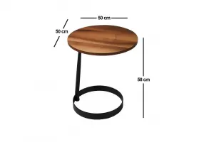 Príručný stolík / Odkladací stolík Callisto - Walnut