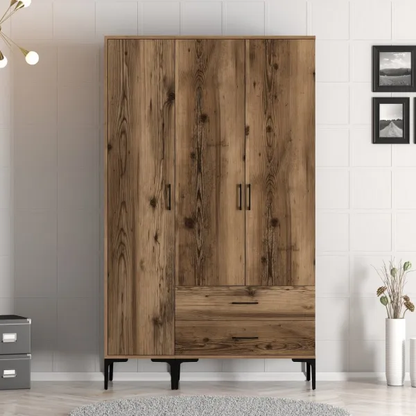 Šatníková skriňa Kumsal ST - Walnut