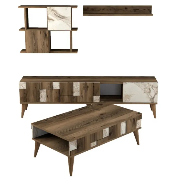 Living Room Furniture Set Madrid - White