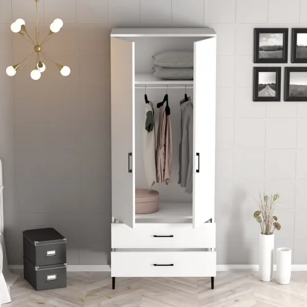 Šatníková skriňa Kumsal T - White