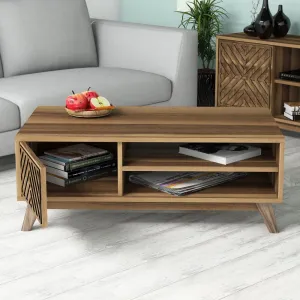 Living Room Furniture Set Inci - Walnut