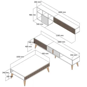 Living Room Furniture Set Milan Set 481