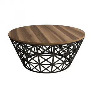 Konferenčný stolík Stil Metal Ferforje - Walnut