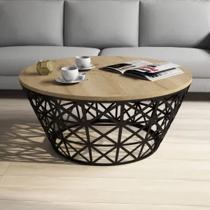 Konferenčný stolík Stil Metal Ferforje - Oak