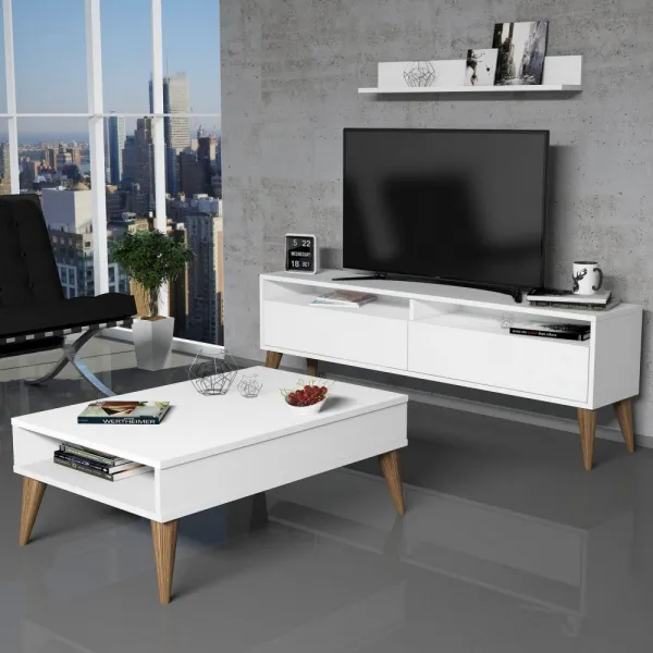 Living Room Furniture Set Best - White