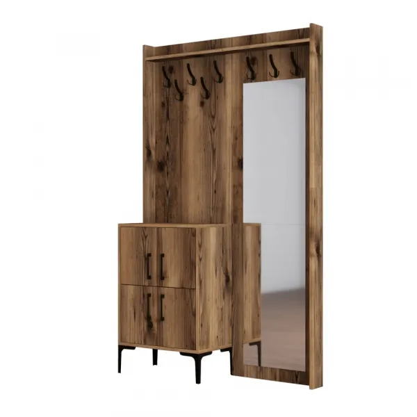 Predsieňová stena Berlin BC - Walnut