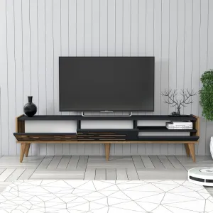TV stolík Valensiya - Walnut, Anthracite