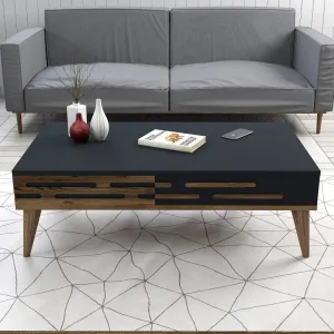 Konferenčný stolík Valensiya - Walnut, Anthracite