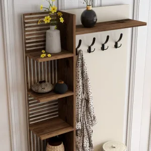 Predsieňová stena Viyana D - Walnut, Cream