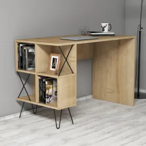 Písací stôl s knižnicou Extra - Oak