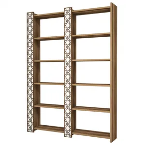 Knižnica City 2 - Walnut, White