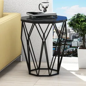 Príručný stolík / Odkladací stolík Sofya - Black Marble