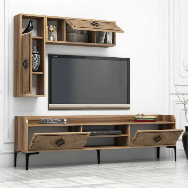 TV skrinka / Obývacia stena Samba - Walnut