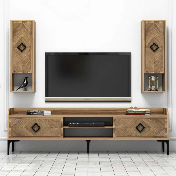 TV skrinka / Obývacia stena Samba - Walnut