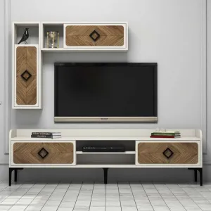 TV skrinka / Obývacia stena Samba - Cream
