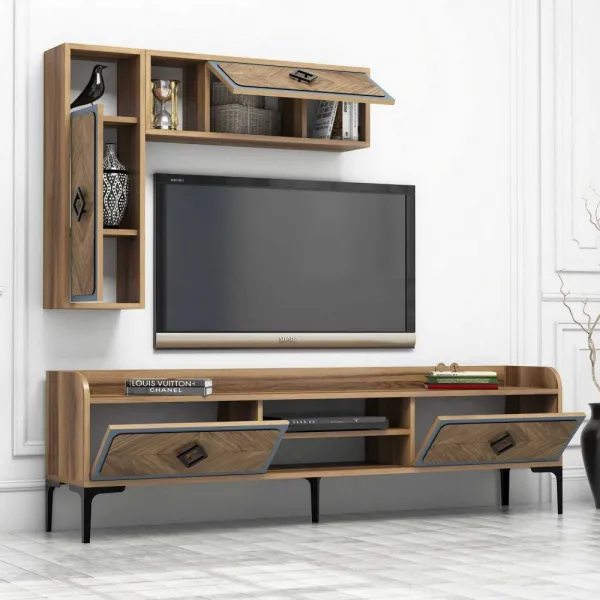 TV skrinka / Obývacia stena Samba - Blue