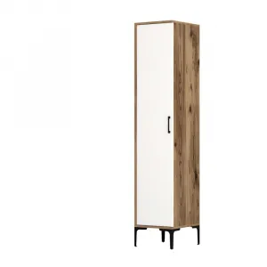Šatníková skriňa Kumsal S - Walnut, White
