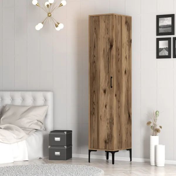 Šatníková skriňa Kumsal S - Walnut