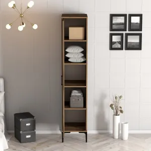 Šatníková skriňa Kumsal P - Walnut