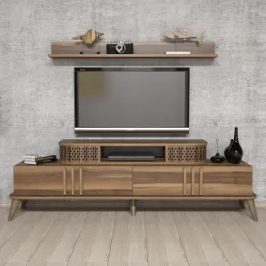 TV skrinka / Obývacia stena Eylül - Walnut