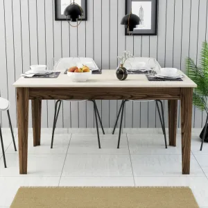 Jedálenský stôl Milan 898 - Walnut, Travertine