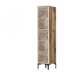 Šatníková skriňa Kumsal P - Walnut, White