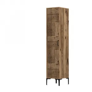 Šatníková skriňa Kumsal P - Walnut