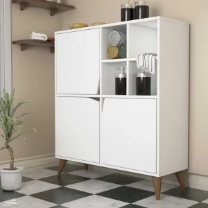 Viacúčelová skrinka Pulse - White, White