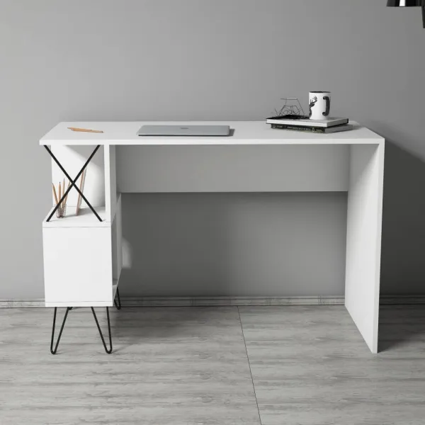 Písací stôl Extra - White