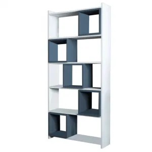 Knižnica Box - White, Blue