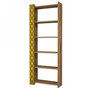 Knižnica City - Walnut, Yellow