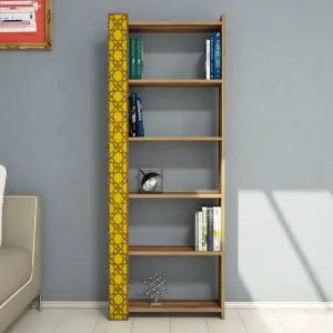 Knižnica City - Walnut, Yellow
