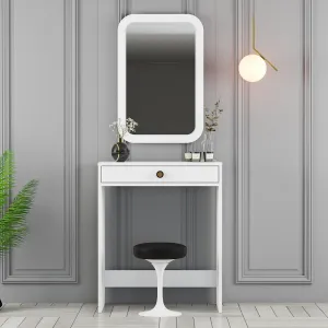 Toaletný stolík Lizbon Mirror - White