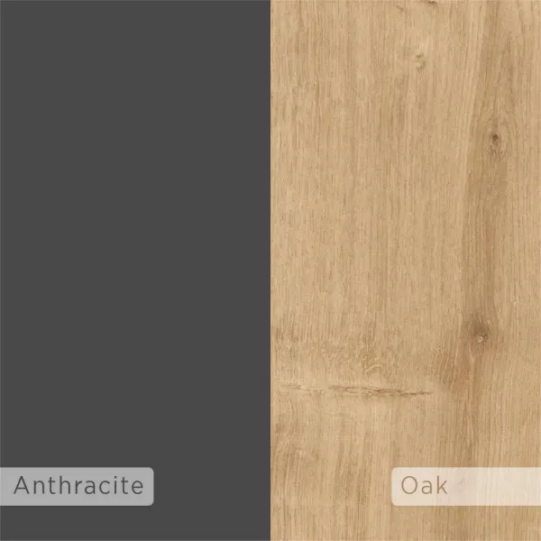 TV stolík Francy 180 - Sapphire Oak, Anthracite