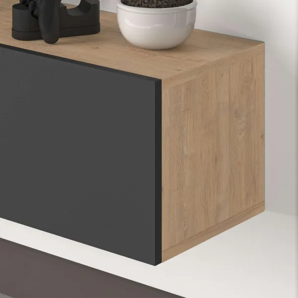 TV stolík Francy 180 - Sapphire Oak, Anthracite