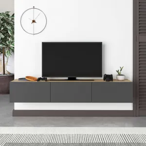 TV stolík Francy 180 - Sapphire Oak, Anthracite