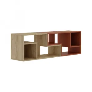 TV stolík Glis - Sapphire Oak, Cinnamon