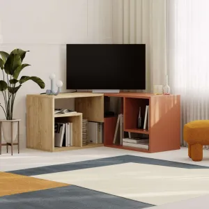 TV stolík Glis - Sapphire Oak, Cinnamon