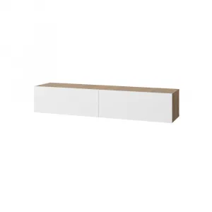 TV stolík Francy 135 - Sapphire Oak, White