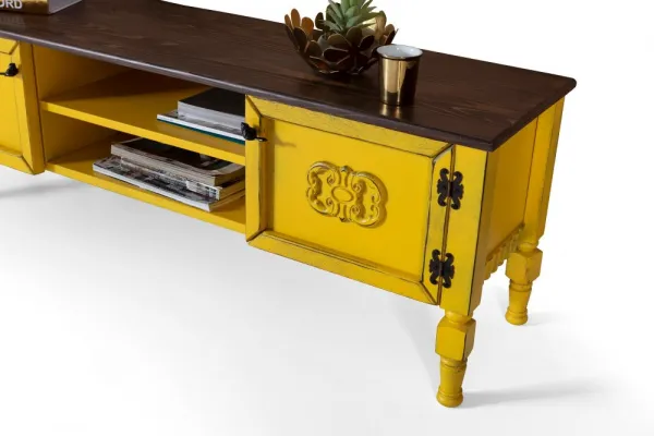 TV skrinka / Obývacia stena Ada TV - Yellow